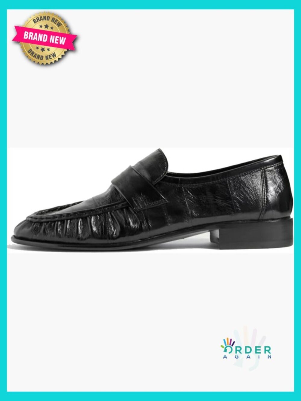 Ruched Penny Loafers Slip On Flats Dressy Casual Work Shoes Comfortable Minimal
